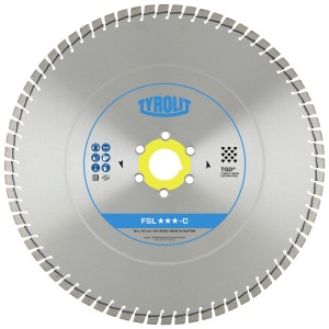 Диамантен диск C77W 500x3,9x25,4 FSLP1-C - TYROLIT Type Nr: 613271