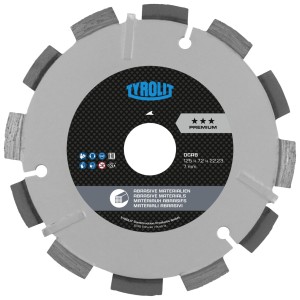 Диамантен диск FRSU 125x7,2x22,23 DCABP1 - TYROLIT Type Nr: 535829