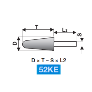 Шлайфгрифер 52KE 20x63-6x40 48C40O6V12 40 - TYROLIT Type Nr: 436172