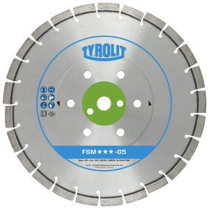 Диамантен диск C73SW 350x3,9x35/25,4 FSMP2-G5 7M174 - TYROLIT Type Nr: 151353