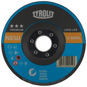 Диск за шлайфане 27E 125x4x22,23 ZA24S-BFX - TYROLIT Type Nr: 34353702