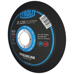 Отрезен диск 28CUC 125x2,1x22,23 A36Q-BFP - TYROLIT Type Nr: 34720737