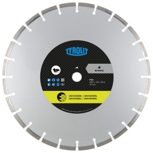 Диамантен диск C3W 500x3,6x25,4 FSUB1 - TYROLIT Type Nr: 34573300