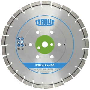 Диамантен диск C73SW 300x2,4x25,4 FSMP2-G4 - TYROLIT Type Nr: 34015812