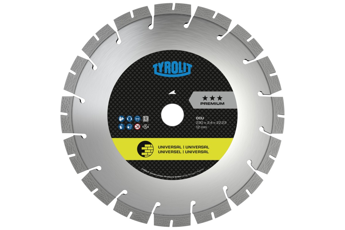 Диамантен диск C73W 125x2,4x22,23 DCUP3 - TYROLIT Type Nr: 34425401
