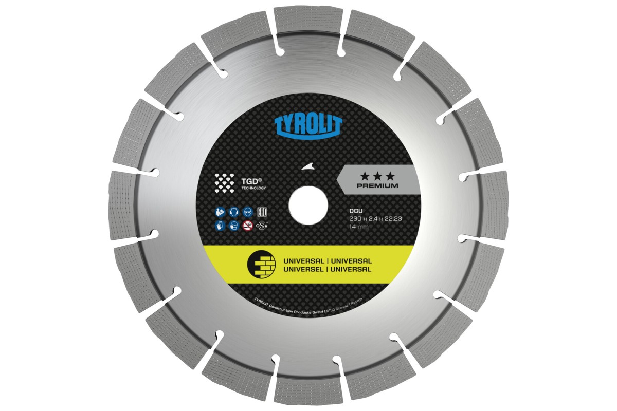 Диамантен диск C73W 400x3,2x25,4 DCUP4 - TYROLIT Type Nr: 34462050