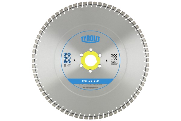 Диамантен диск C77W 500x3,9x25,4 FSLP1-C - TYROLIT Type Nr: 613271