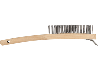 PREMIUM*** hand-operated wire brushes with scraper image