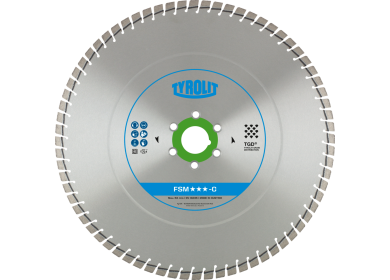 FSM-C Floor saw blade | Cured concrete image