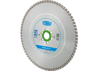 FSM-C Floor saw blade | Cured concrete image